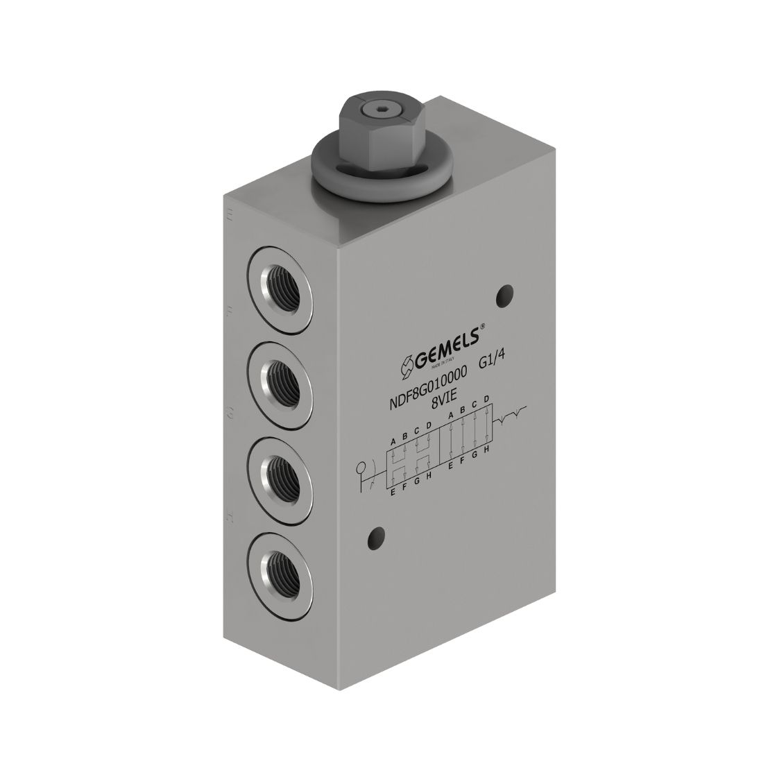 Gemels 8-way flow diverter