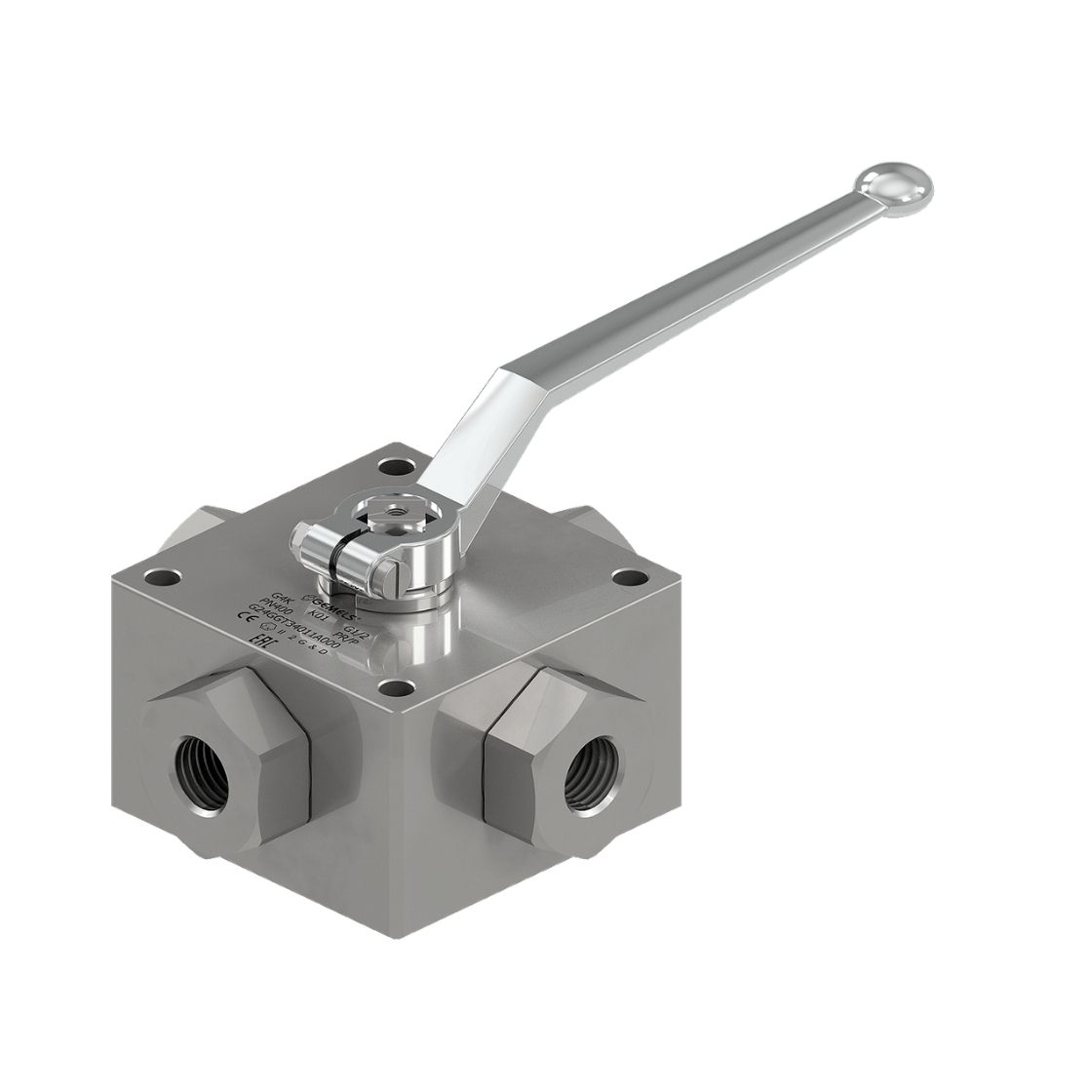 Gemels GV2 ball valve for excavators