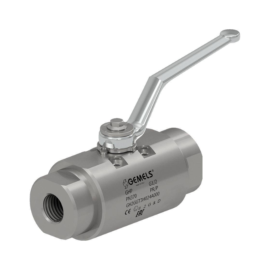 Gemels GV2 ball valve for excavators