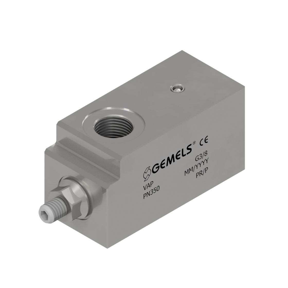 Gemels GV2 ball valve for excavators