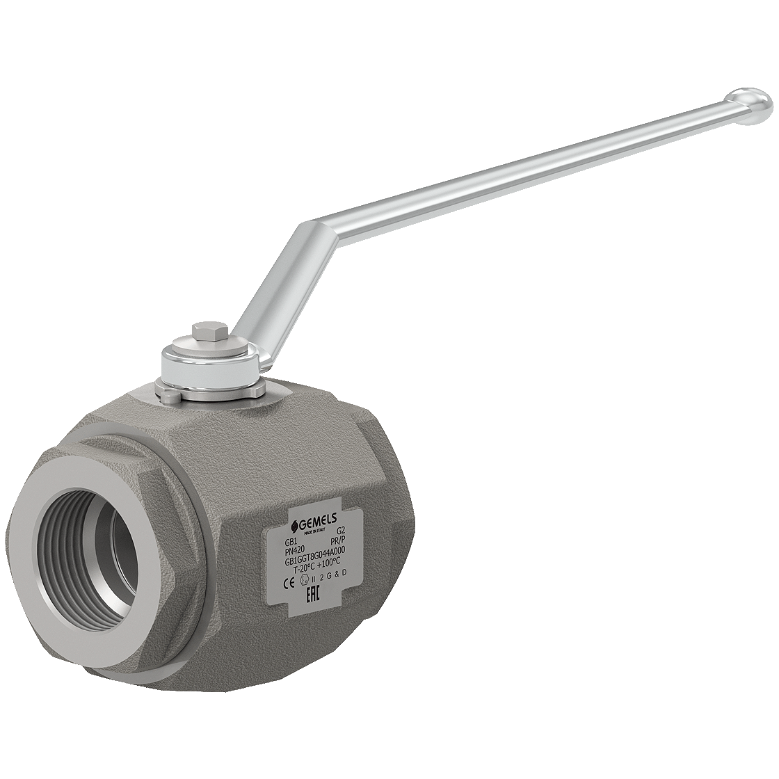Gemels GB1 ball valve for heavy equipment and firefighting