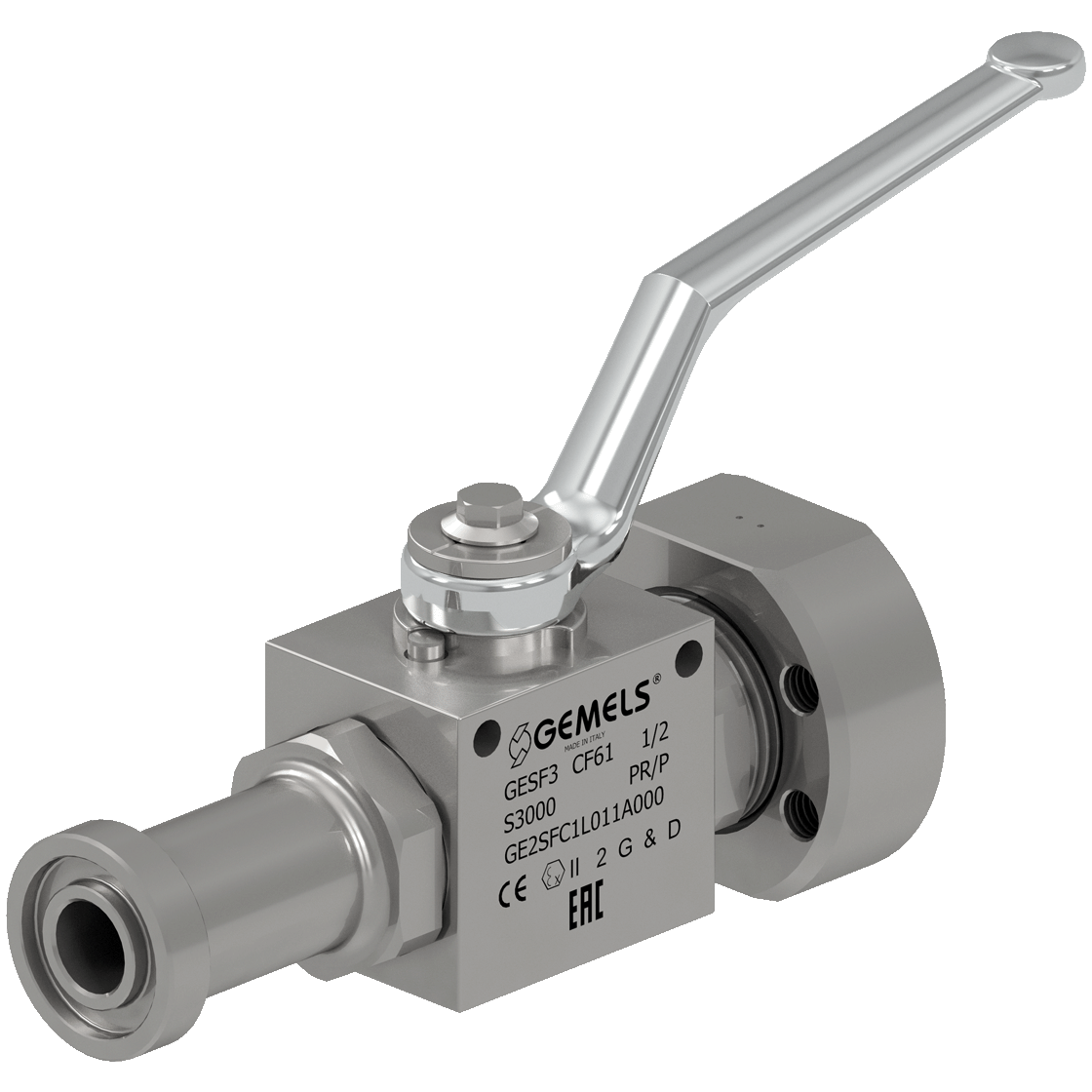 Gemels GEF-S ball valve for mining and drilling