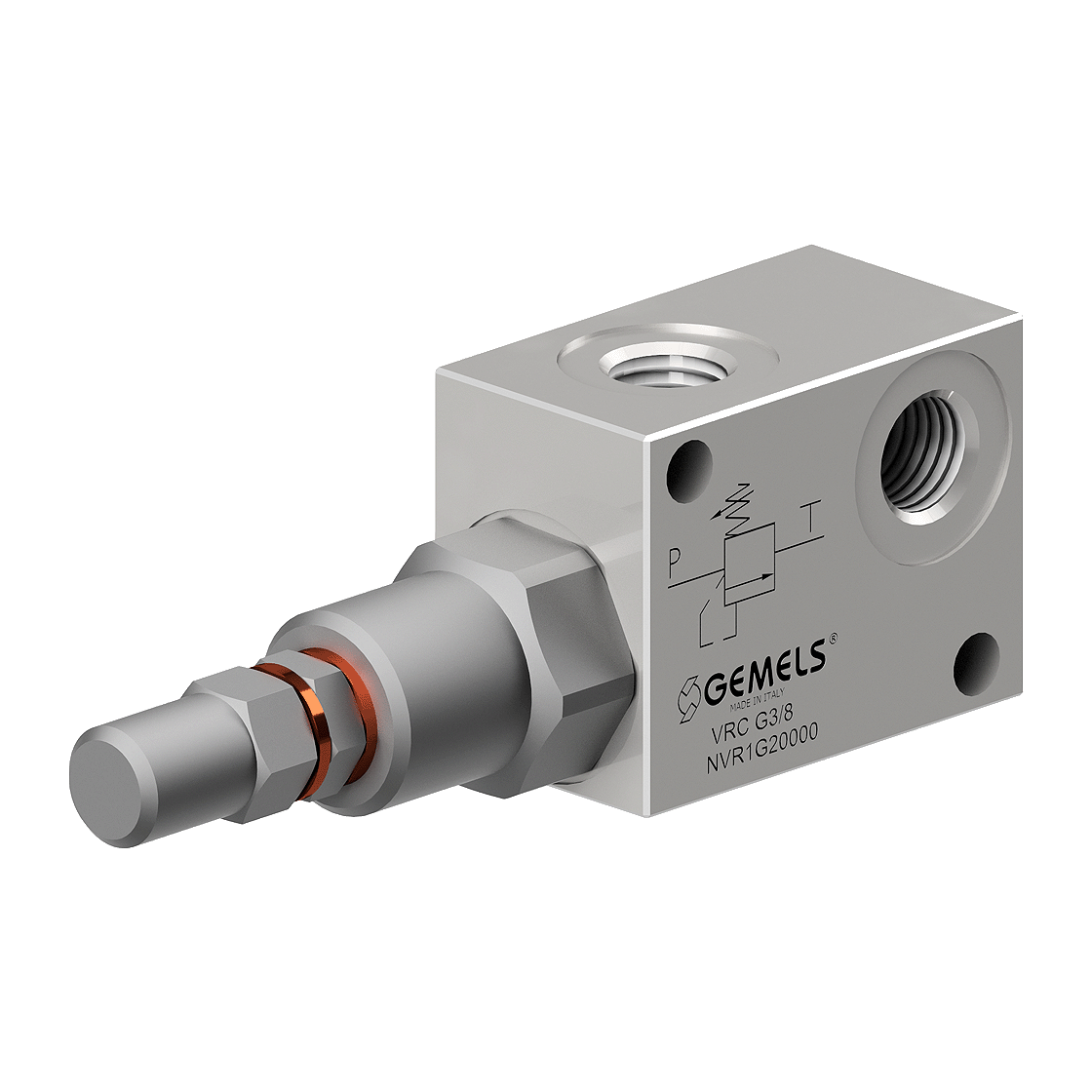 Gemels GV2 ball valve for excavators