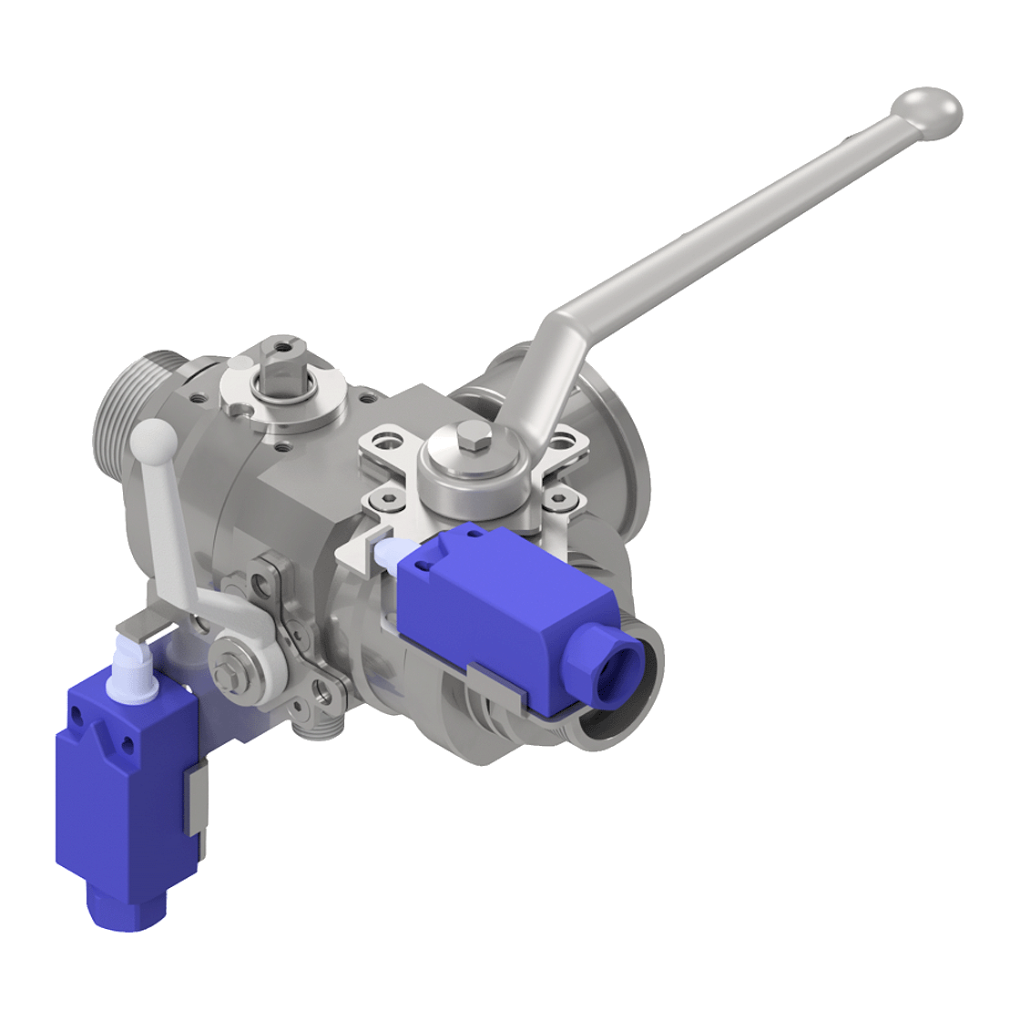 Gemels GE/GB DBB valve with limit switch