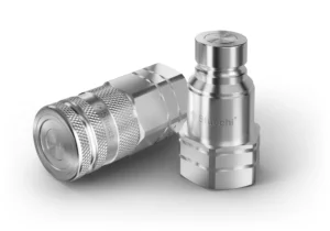 A hydraulic quick coupling